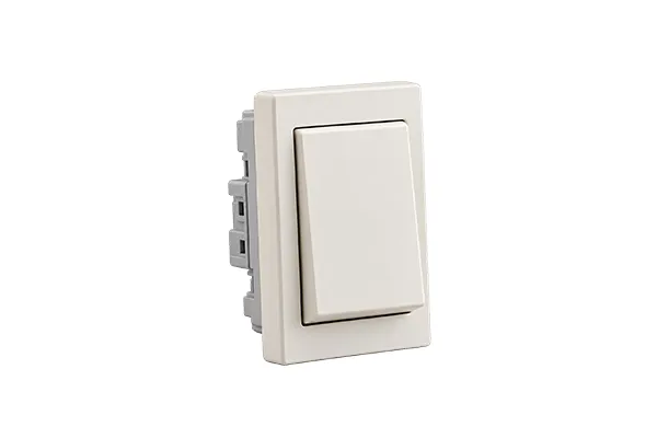 Ivory Rocker Switch in Soft Light