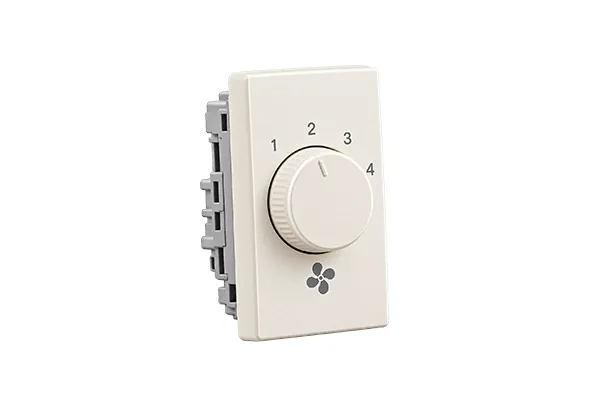 Minimalist Ivory Fan Speed Control